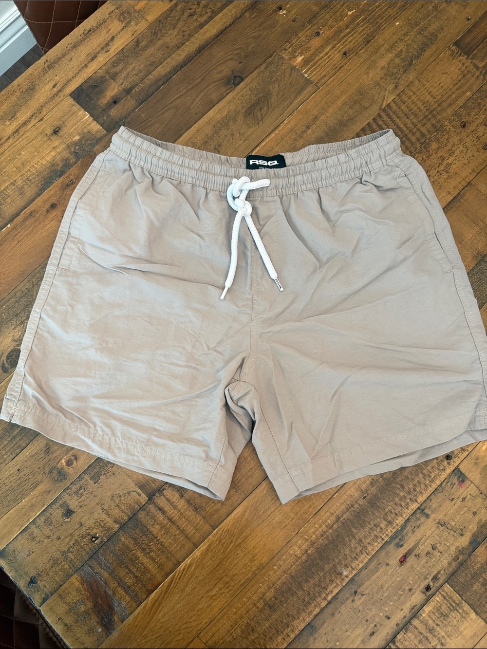 RSQ Men's Hybrid Shorts in Light Beige